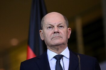 El canciller alemán, Olaf Scholz,