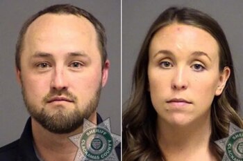 La pareja pasará un mes en prisión y cinco años en libertad condicional. (Clackamas County Sheriff's Office)