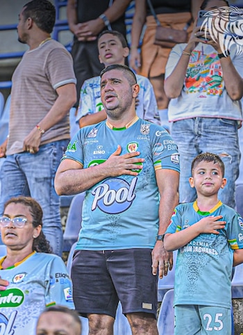 El partido se jugó en el Jaraguay de Montería, que no recibió sanciones después de los incidentes generados por vándalos en el partido ante Atlético Nacional - crédito Jaguares