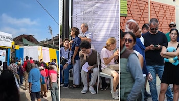 Fotos y videos muestran largas filas de electores que esperan apertura de mesas de votación en distintos distritos de Lima