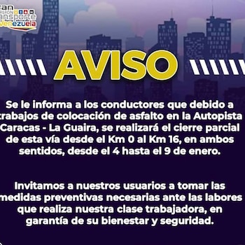 Cierre y control de autopistas