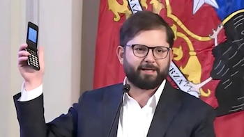 Boric aprovechó además de mostrar