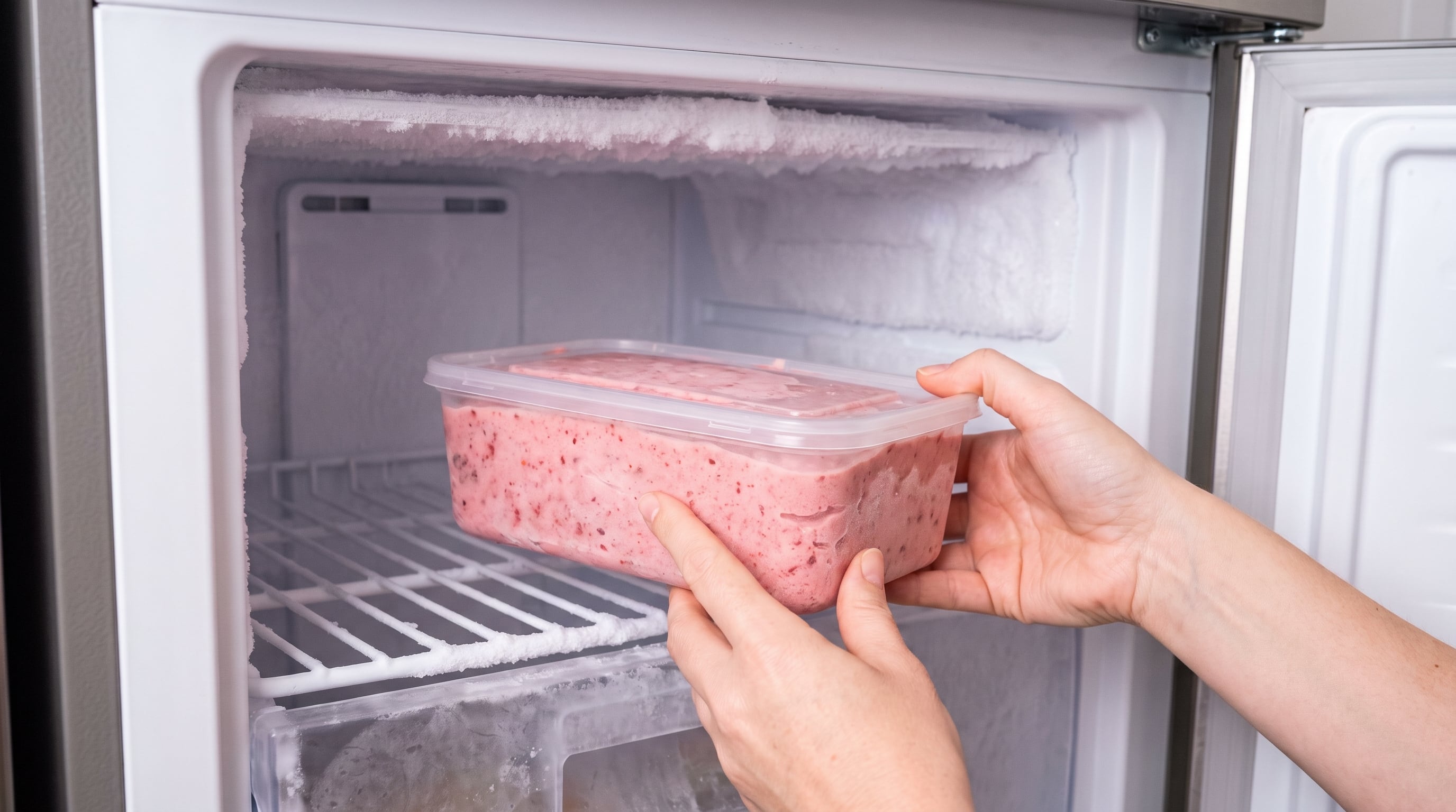 El helado derretido adquiere una consistencia granulosa por el desarrollo de cristales de hielo grandes. (Imagen Ilustrativa Infobae)