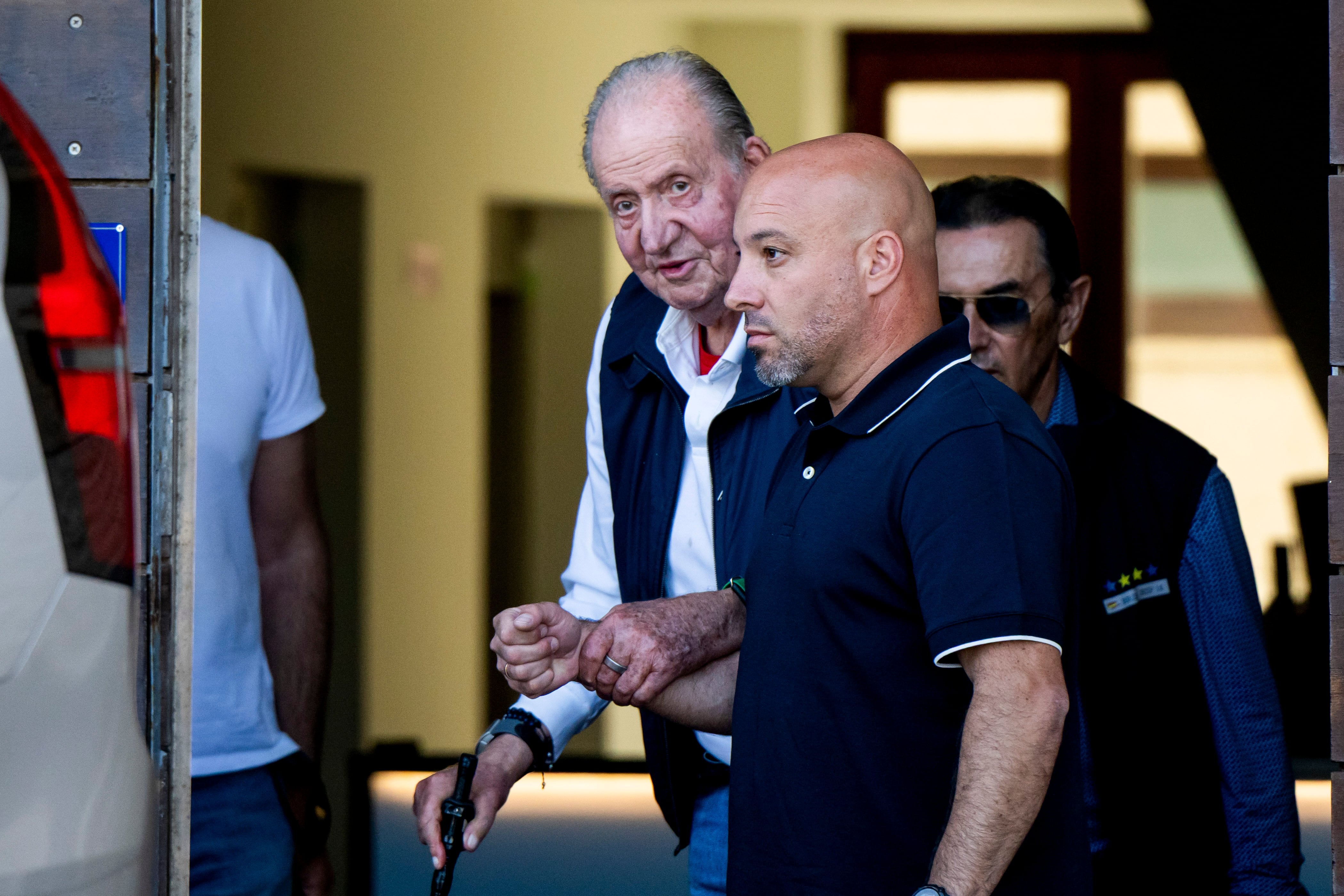 El rey Juan Carlos está de vuelta en Sanxenxo (EFE)