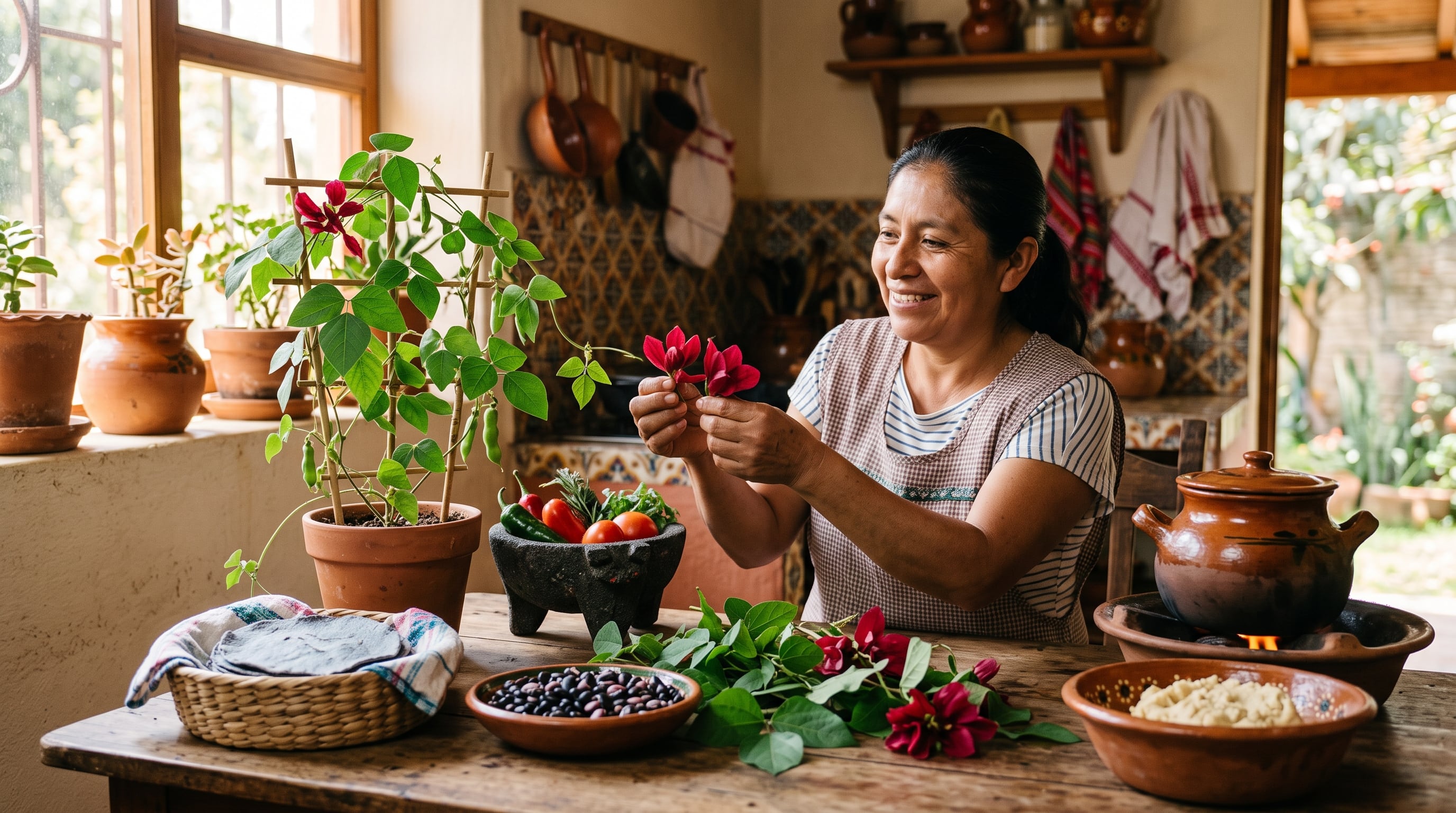 La CONABIO reconoce de forma expresa el consumo de las flores de ayocote. (Imagen Ilustrativa Infobae)