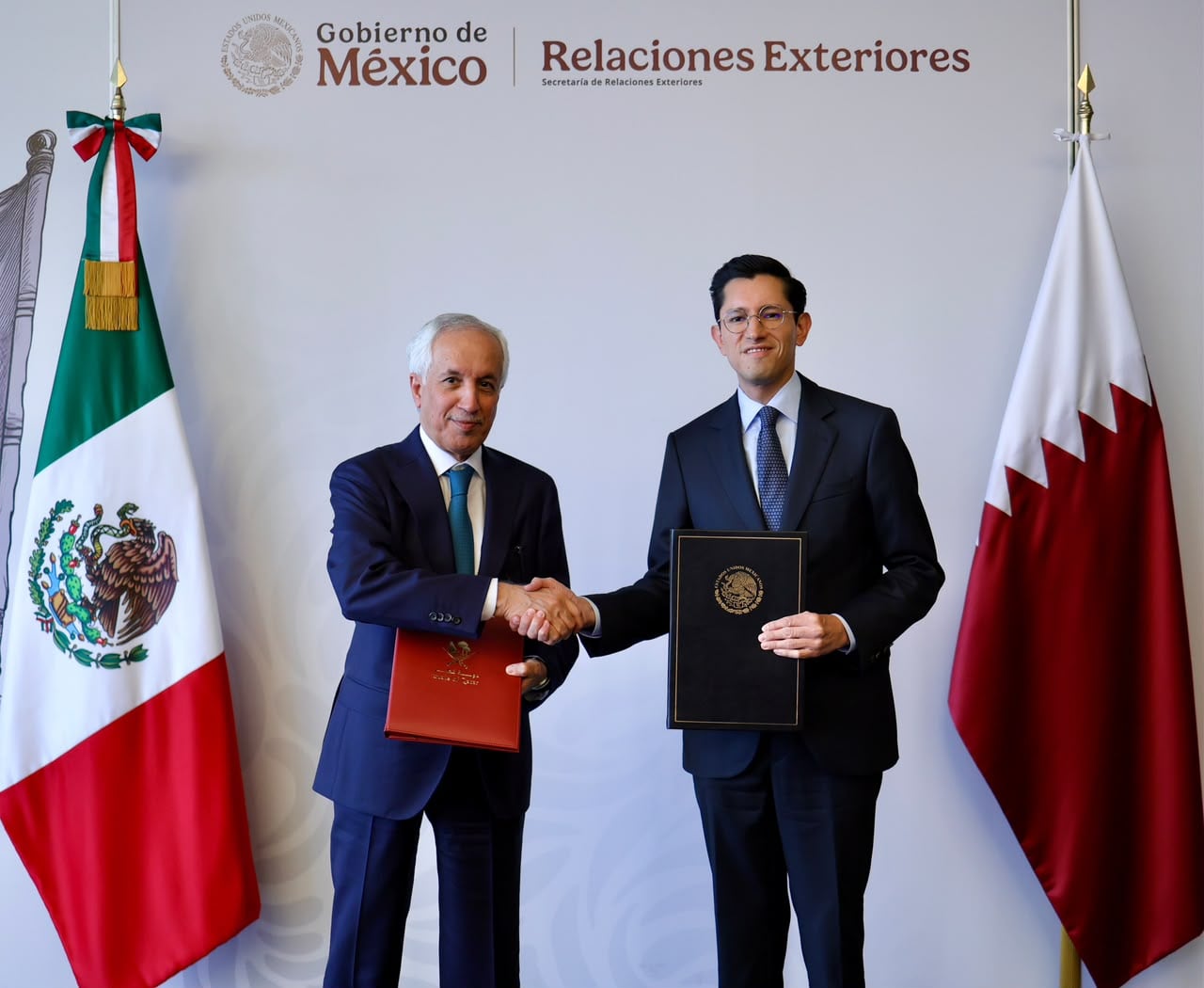 México y Qatar colaboran con Suiza y Noruega en materia de diplomacia preventiva y resolución de conflictos. Crédito: X/@SRE_mx