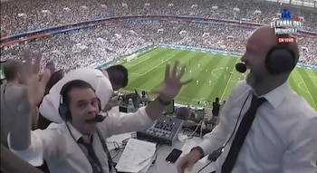 Christian Martinoli y Luis García,