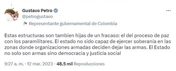 El mandatario aseguró que luego
