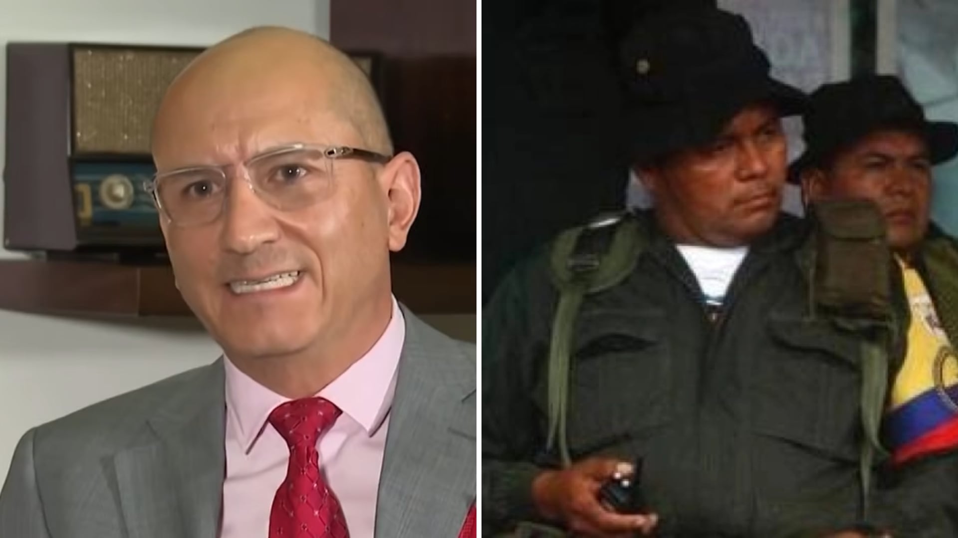 Hernández denunció falta de respaldo institucional, traslados, exclusión de estímulos y una política de seguridad menos contundente frente al grupo de alias Calarcá que ante las disidencias de Iván Mordisco - crédito Captura de pantalla Noticias RCN y autoridades