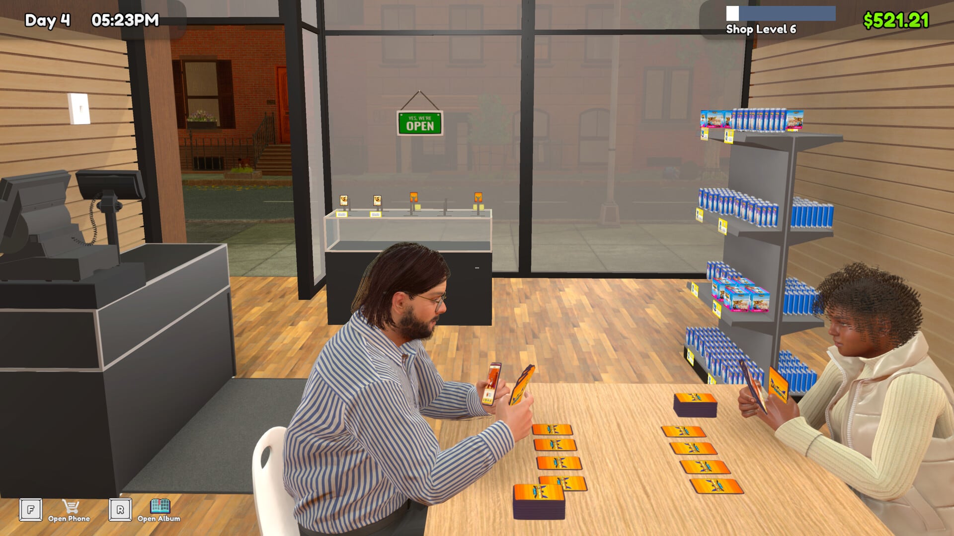 TCG Card Shop Simulator, de OPNeon Games.
