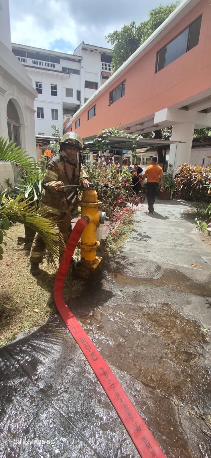 Autoridades del hospital esperan el informe oficial para iniciar la rehabilitación del sistema de vapor. Cortesía