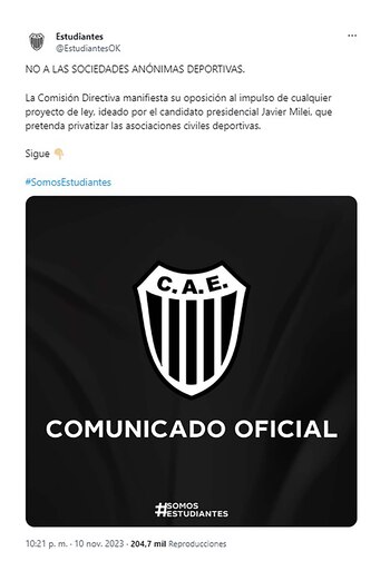 Los clubes se expresaron contra las Sociedades Anónimas