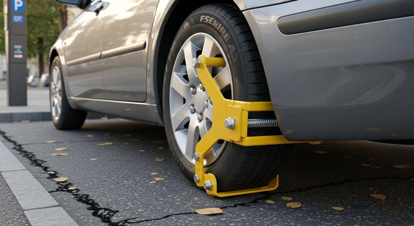 Los conductores deberán pagar una tasa administrativa de $75 para el retiro del dispositivo de inmovilización vehicular. (Imagen Ilustrativa Infobae)