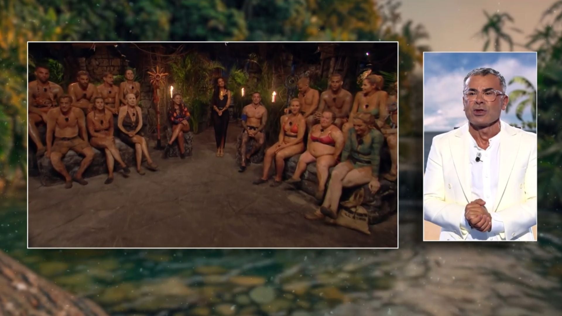 Jorge Javier Vázquez se dirige a todos los concursantes de 'Supervivientes All Star'. (Mediaset España)
