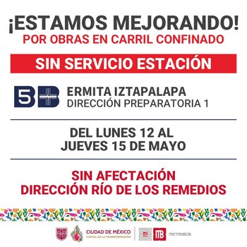 El Metrobús hizo un llamado