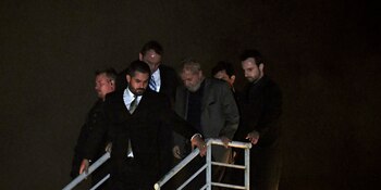 El momento en que Lula