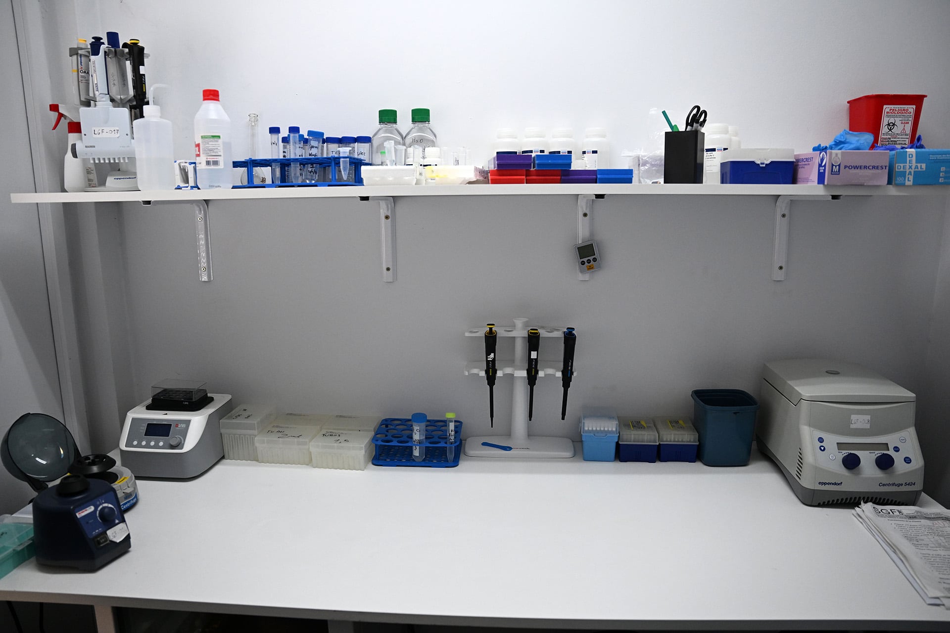 El laboratorio de análisis de ADN ubicado en el departamento de la calle Lavalle. Planean mudarlo al edificio de la Morgue