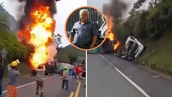 Accidente en la vía Panamericana: