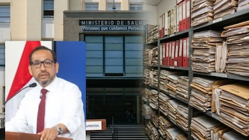 Nuevo ministro de Salud inspecciona el Minsa y encuentra médicos en oficinas, reclamos y montañas de expedientes sin digitalizar