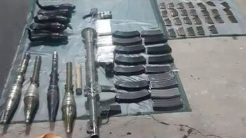 El tipo de armamento usado