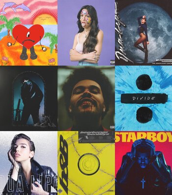 Portadas de los álbumes que