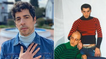 El actor mostró una foto