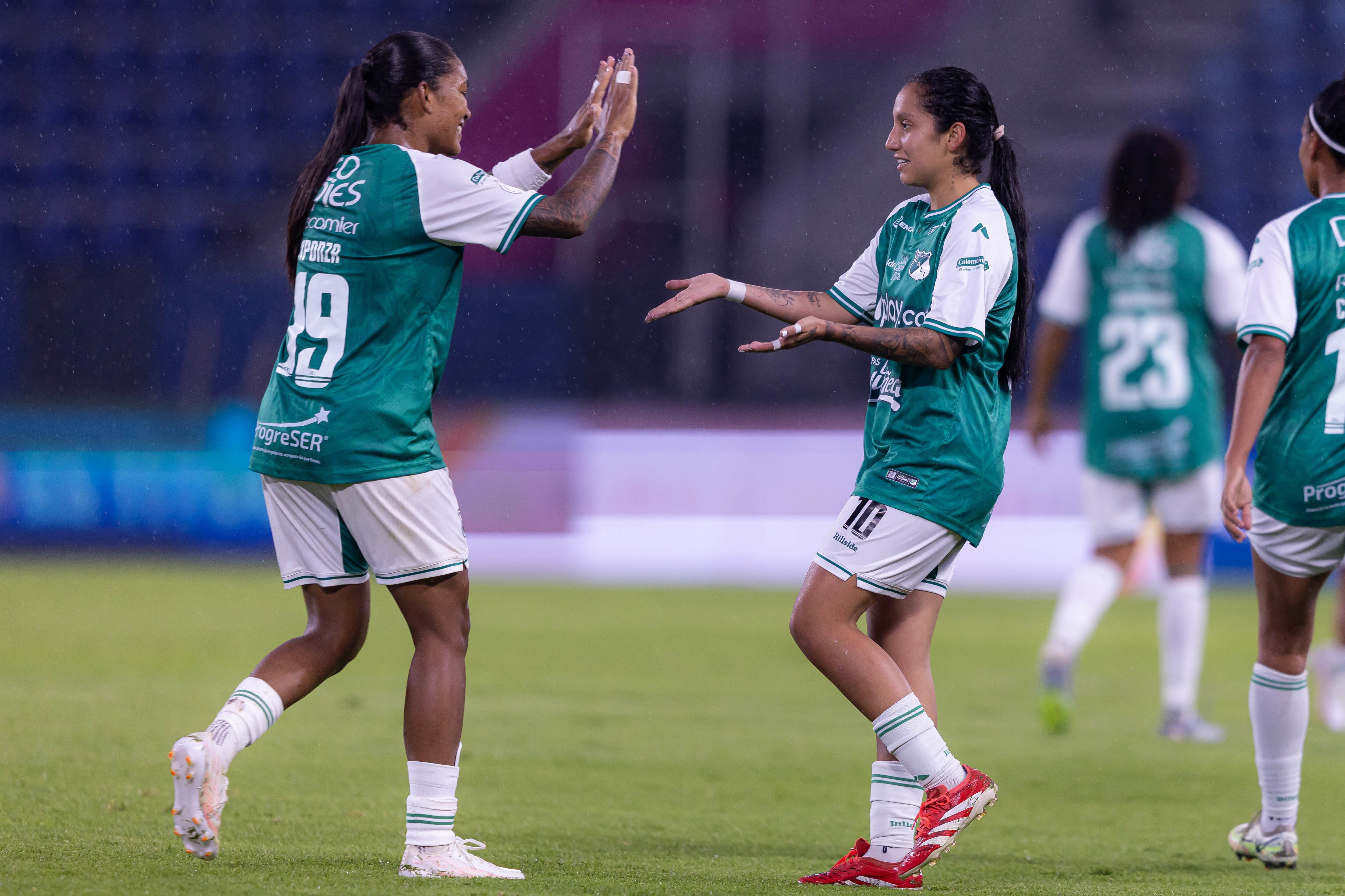 Deportivo Cali fue ampliamente superior a Club Nacional de Football en la fecha 2 de la Copa Libertadores Femenina - crédito Conmebol