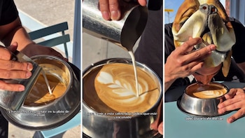 La grabación mostró un servicio