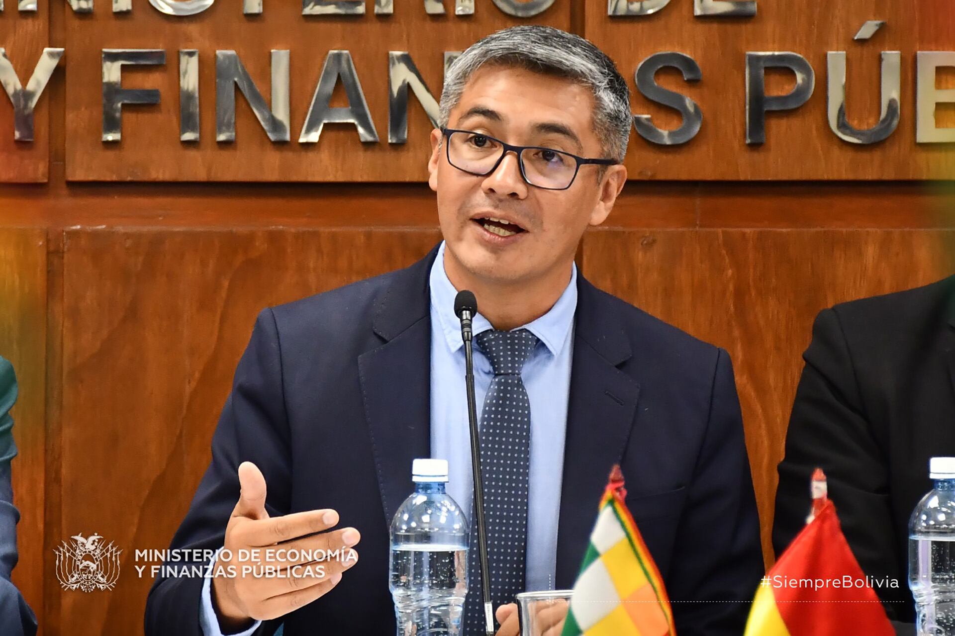 El ministro de Economía de Bolivia, José Gabriel Espinoza (Ministerio de Economía y Finanzas Públicas)
