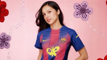 ¿Cuánto cuesta la playera de Olivia Rodrigo con el Barcelona y dónde comprarla en México?