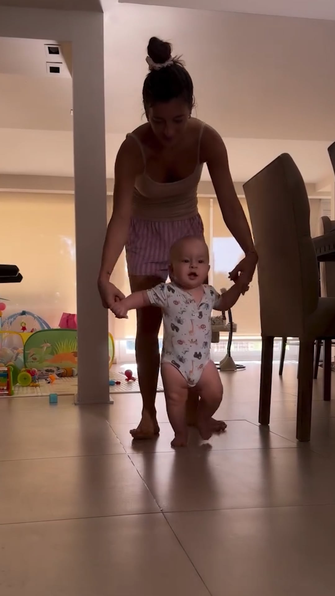 Sol Pérez mostró los primeros pasos de su hijo Marco a los 8 meses