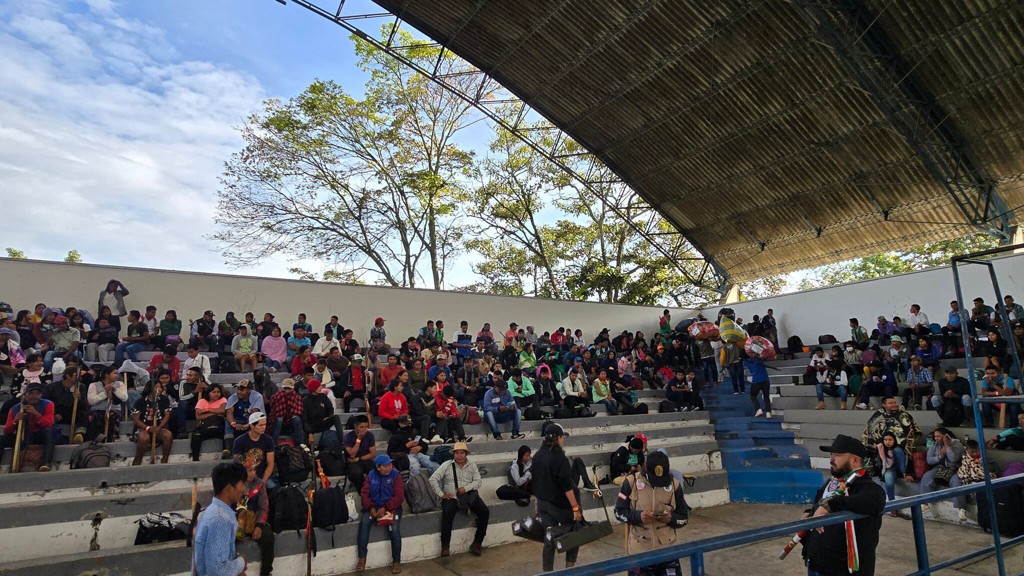 El campus activó protocolos de seguridad y coordinación institucional tras la ocupación de la concha acústica - crédito red social X