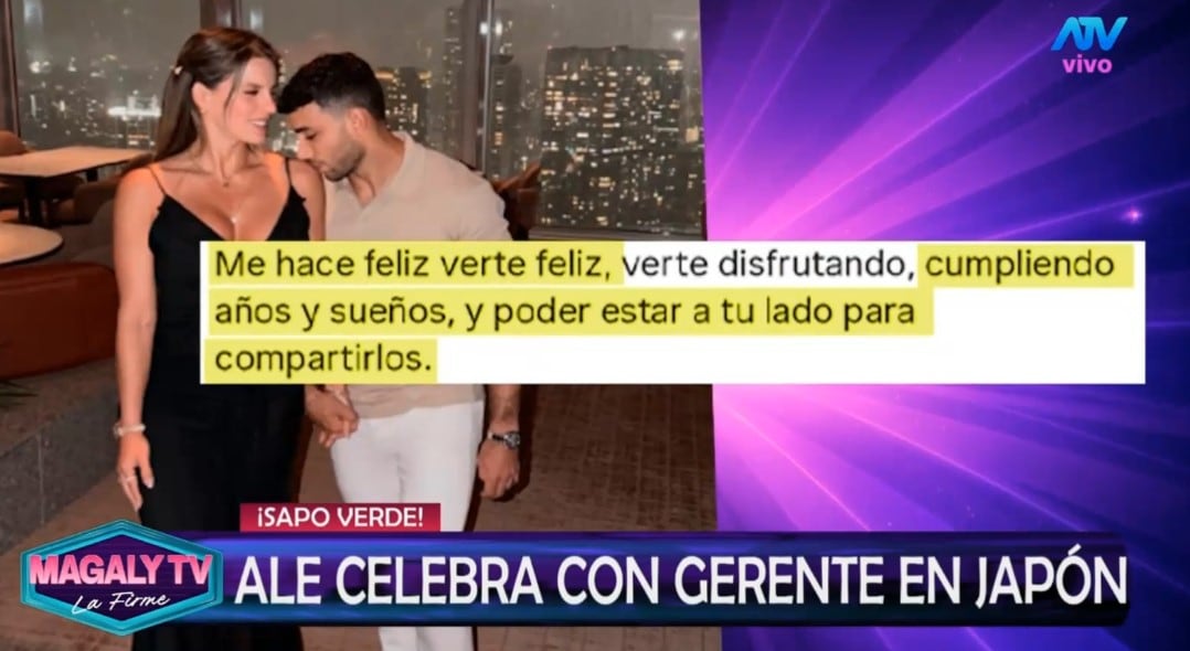 Magaly Medina advierte a Said Palao tras mensaje a Alejandra Baigorria: “No hay que confiarse de las palabras”. Captura: Magaly TV La Firme.