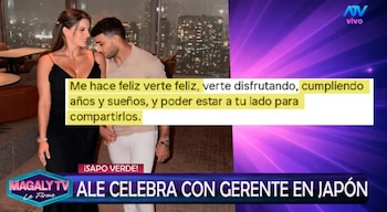 Magaly Medina advierte a Said Palao tras mensaje a Alejandra Baigorria: “No hay que confiarse de las palabras”. Captura: Magaly TV La Firme.