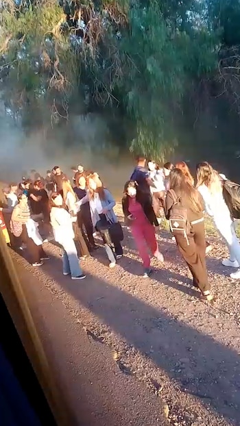 Los pasajeros avisaron al 911