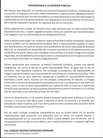 Gustavo Petro - crédito @petrogustavo/X