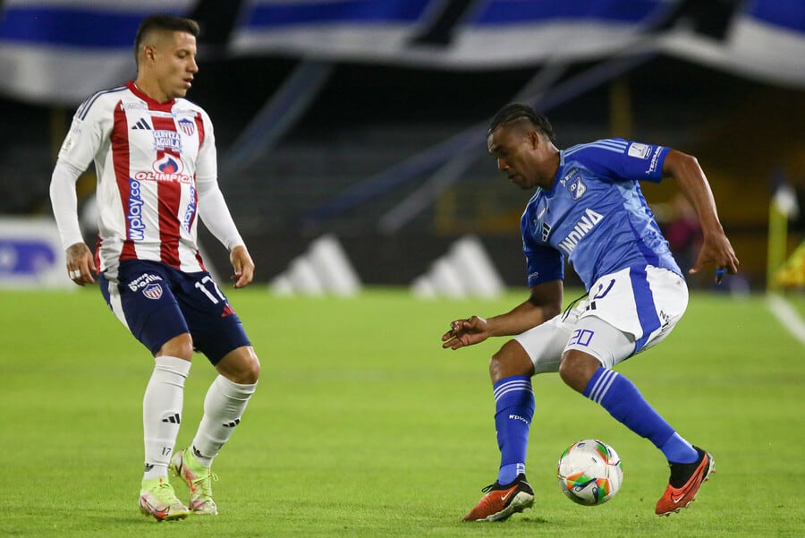 El cuadro Embajador necesita sumar con urgencia para mantener con vida el proceso de Hernán Torres, y Junior debe ganar para olvidar el trago amargo de la final perdida ante Santa Fe por la Superliga BetPlay-crédito Lina Gasca/Colprensa