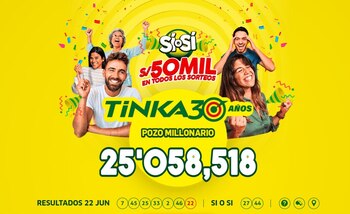 La Tinka sorprende con tres