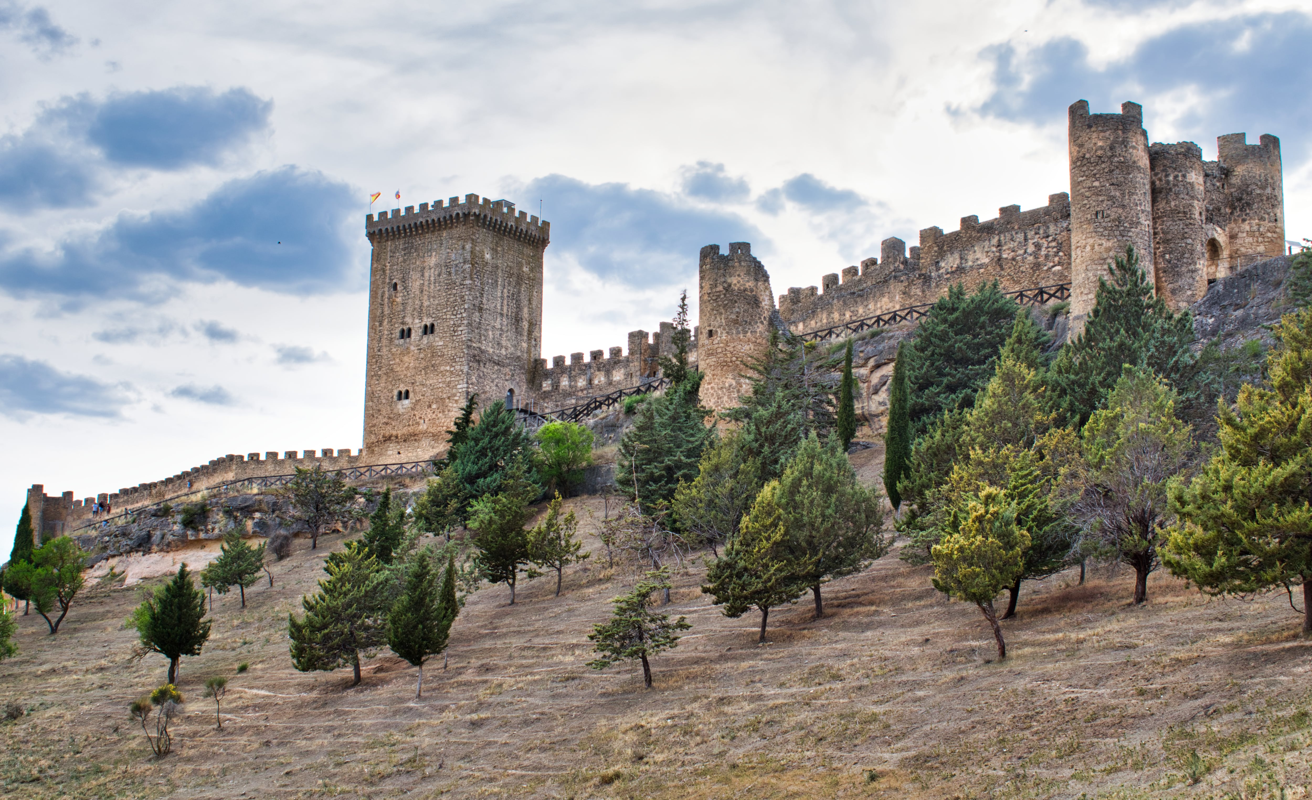 Castillo de Peñaranda de Duero, en Burgos. (Adobe Stock)