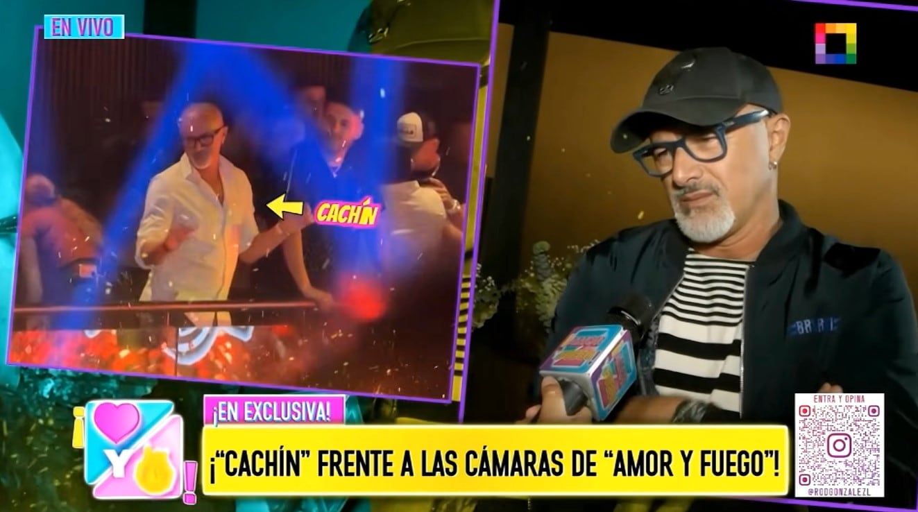 Carlos Alcántara revela cómo enfrenta su separación tras ser captado en discotecas. Captura: Amor y Fuego.
