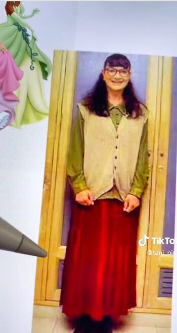 La usuaria se inspiró en