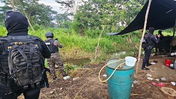 El narcolaboratorio desmantelado aprovechaba la