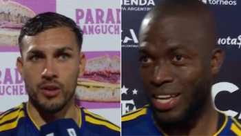 El sorprendente gesto de Leandro Paredes con Enner Valencia tras la victoria de Boca Juniors sobre Racing