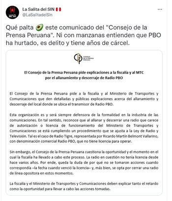 Twitter: se pronuncian por allanamiento