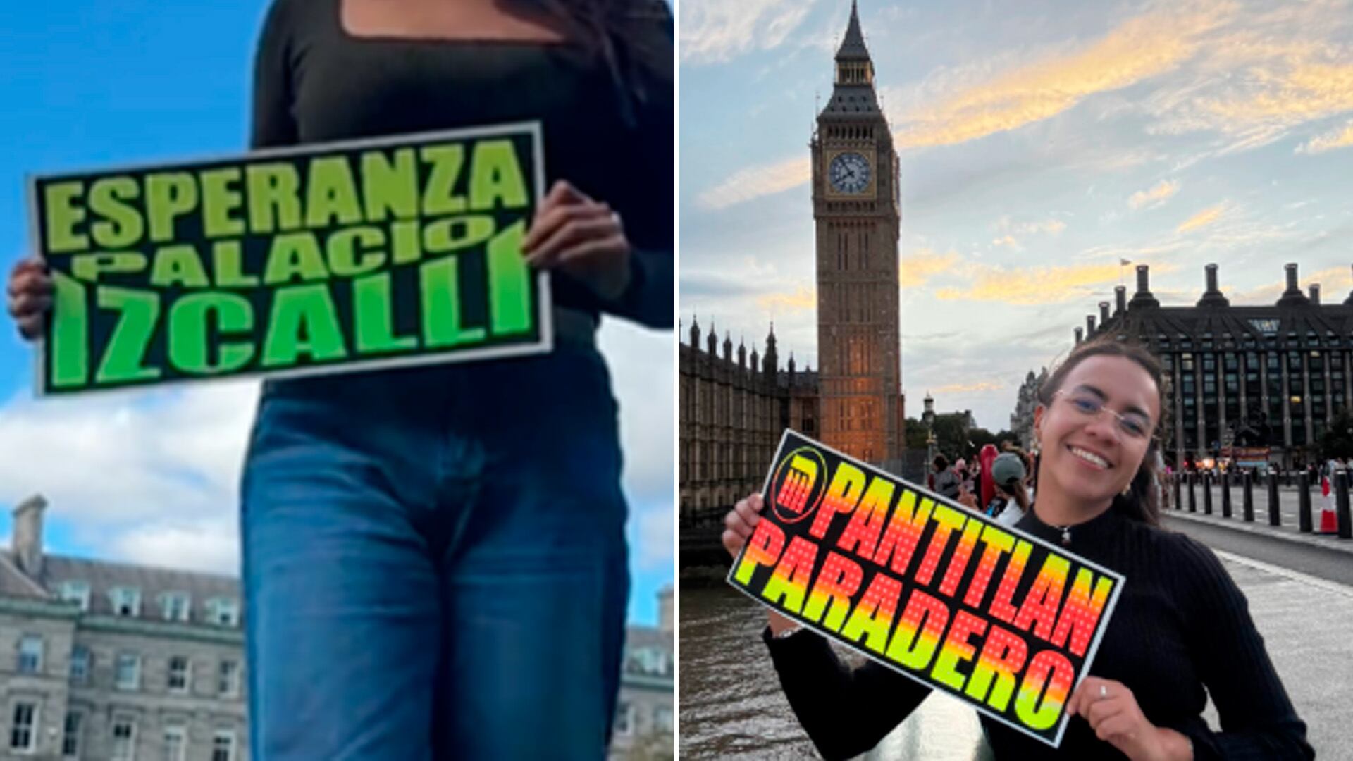 Estudiantes y visitantes buscan dejar su huella mexicana en Europa. (TikTok/@palomiiitta//@andyspretty)