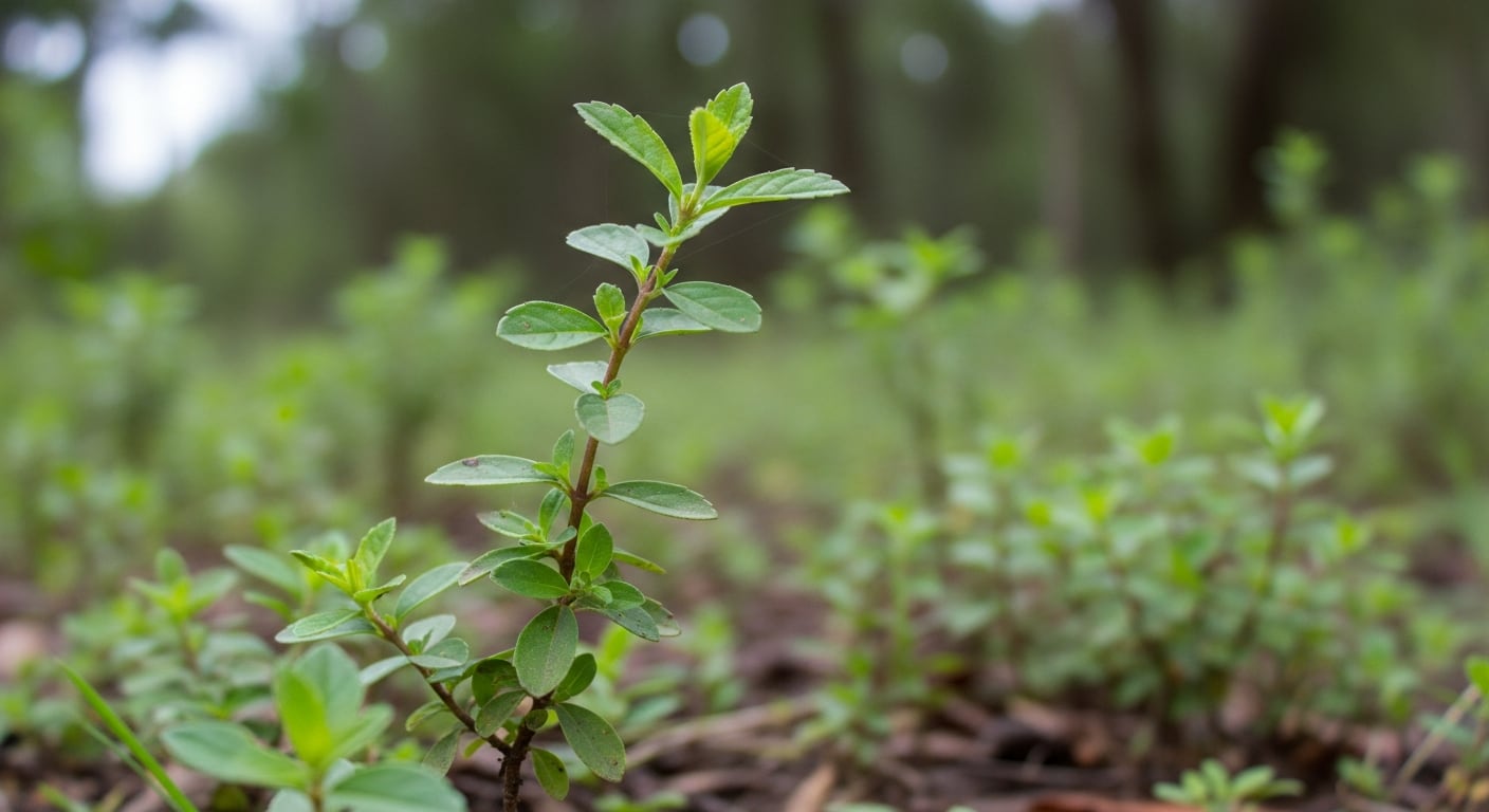 La mentita campera, planta autóctona del sur de Misiones, está al borde de la extinción con un solo ejemplar silvestre conocido (Imagen Ilustrativa Infobae)