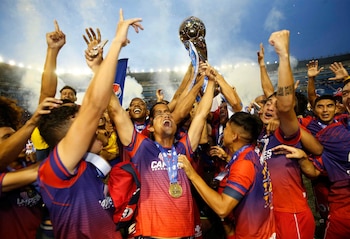 Jugadores del FAS celebran al