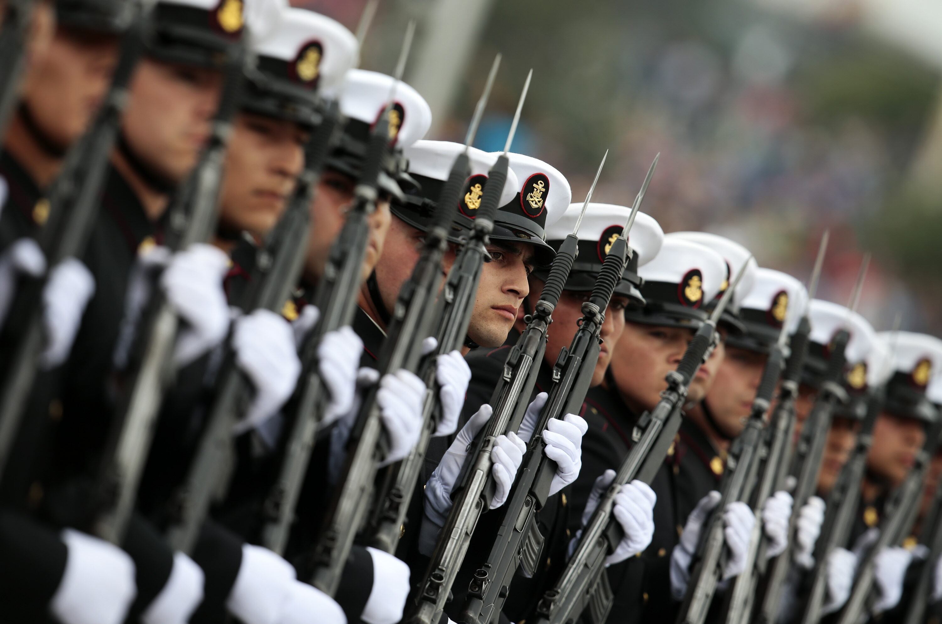 Ejército chileno. EFE/Felipe Trueba