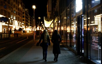 El bulevar comercial Friedrichstrasse, en