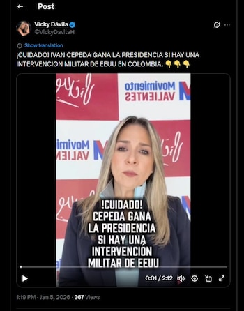 Vicky Dávila dijo que Iván